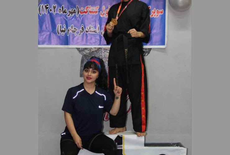 مژده کرمی به مقام نخست کیک بوکسینگ